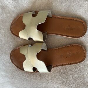 Women's Gold Sandals